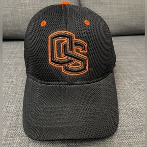 Oregon State Beavers Black & Orange Mesh Hat Top Of The World